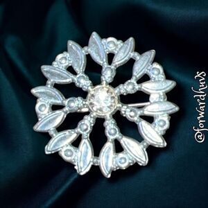 Bundle Sale 3 for $15 | Vintage Brooch with Clear Rhinestone